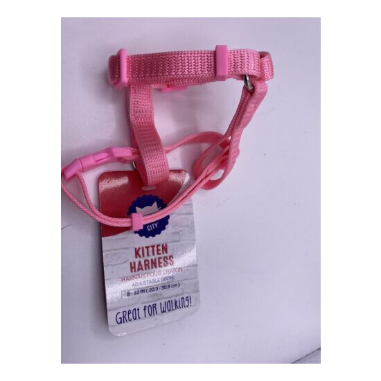 NWTs Whisker City Kitten Harness 8-12 in. Pink image {3}