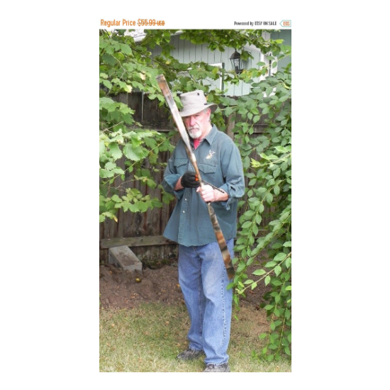  Archery Long Bow 40lb @28in 58" "Desert Warrior" FREE SHIPPING image {2}