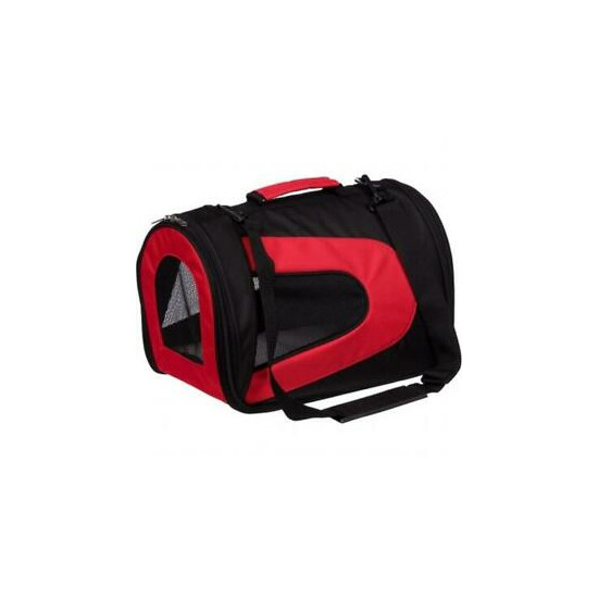 Pet Life B7RDLG Airline Approved Folding Zippered Sporty Mesh Pet Carrier - R... image {1}