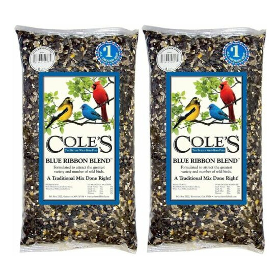 Cole's BR10 Blue Ribbon Blend Bird Seed, 10-Pounds, 2 Pack image {1}