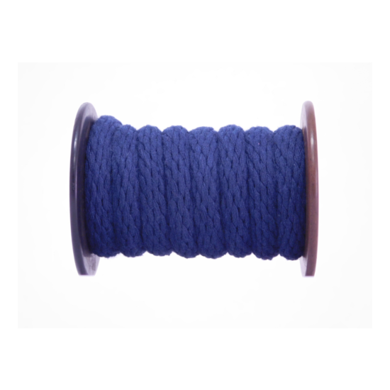 Ravenox Solid Braid Cotton Rope | Variety of Colors & Lengths | Made in the USA Thumb {3}