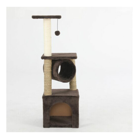 Cat Tree Bed Tower Condo Furniture Scratching Post Kitten Pet Play Climb House image {1}
