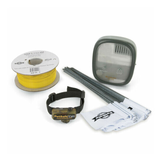PetSafe PCF-1000-20 Deluxe In-Ground Cat Fence 20G Wire 500' Solid Core image {1}