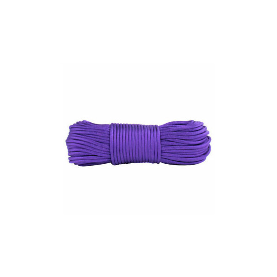Paracord 100ft Acid Purple Mil Spec 7 Strand Parachute Cord Outdoor Rope Hank image {1}