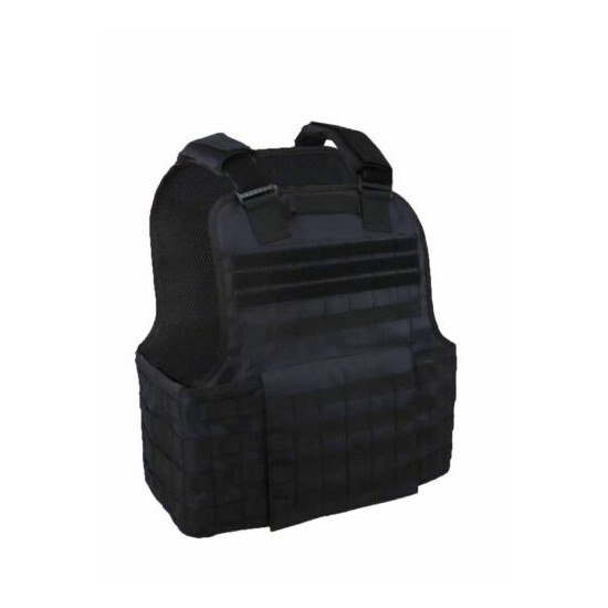 Tactical Scorpion Body Armor Muircat 11x14 Carrier + Level IIIA Plates | Black image {3}
