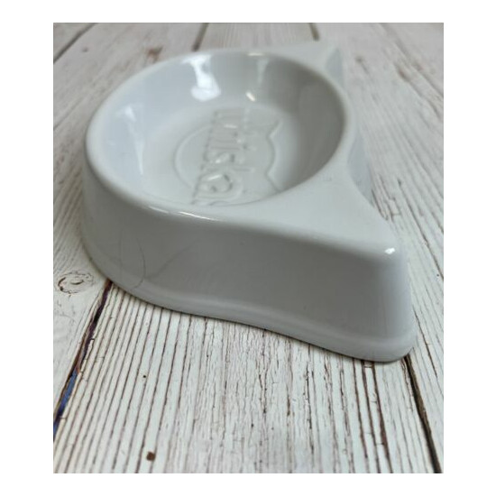 Whiskas Cat Kitten Food White Dish Pottery Feeding Bowl Limited Edition Ceramic  image {4}