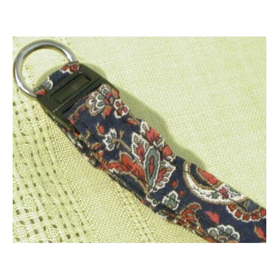 NEW Pet COLLAR Kitty CAT Small DOG Navy PAISLEY Adjusts from 8" to 13" image {2}