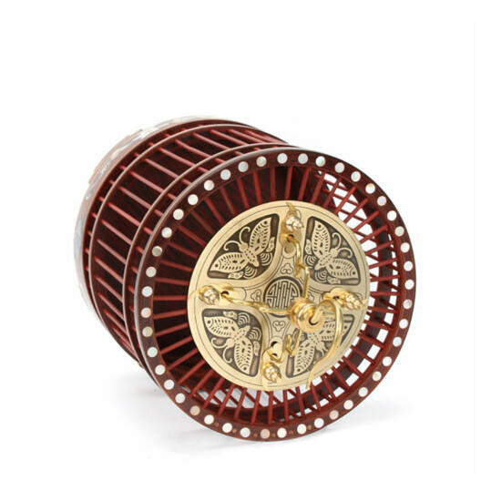 Multifunction Red Sandalwood Classical Cricket Little Insect Grasshopper Cage image {4}