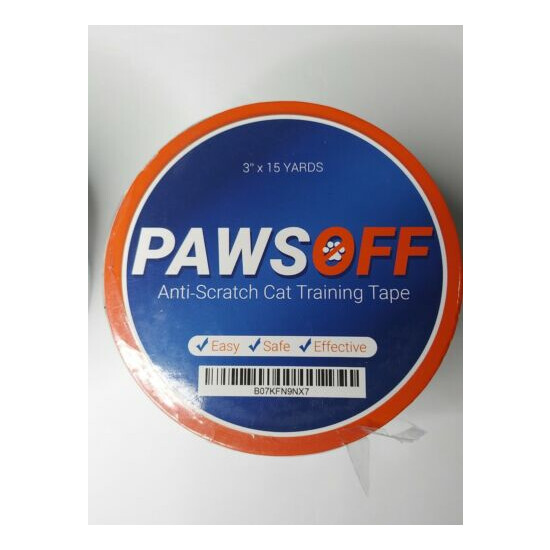 2- Paws Off Anti-Scratch Cat Training Tape Scratch Prevention 3" x 15 yards image {2}