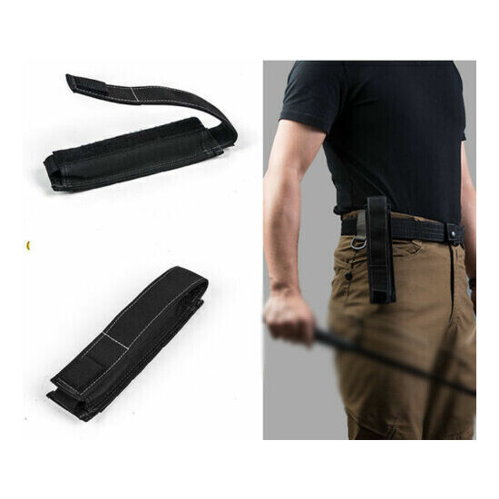 26" Bag Expandable Baton Pouch Pocket For Tactical Combat Crowbar Flashlight image {1}
