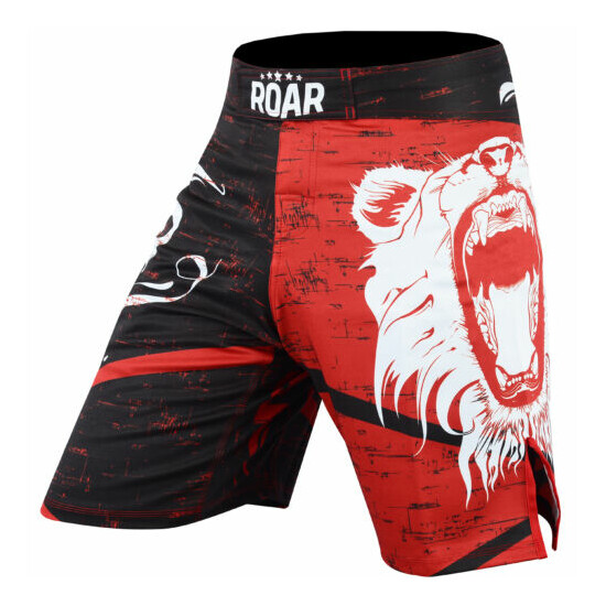 ROAR Mma Shorts Grappling Fight Kick Boxing Muay Thai Men Fight Training Shorts image {28}