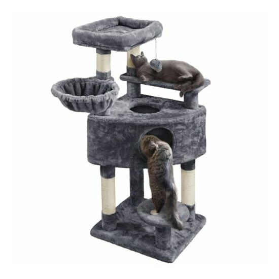 Cat Tree Cat Tower Cat Condo Cat Scratching Posts for Cats Kitten Used image {7}