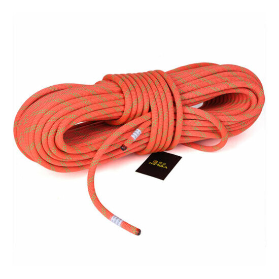 50m Climbing Static Rope for Top Roping Anchor Rappelling Rescue 9/10/11/12mm Thumb {10}