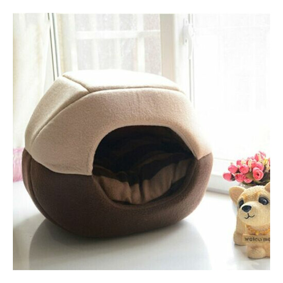 Cat Dog Kennel Cushion Nest Blanket Foldable Sleeping Mat Pad Bed House Pet Cave image {4}