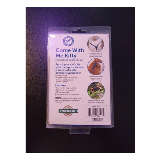 PetSafe COME WITH ME KITTY Cat Harness and Bungee Leash Lilac Medium image {2}