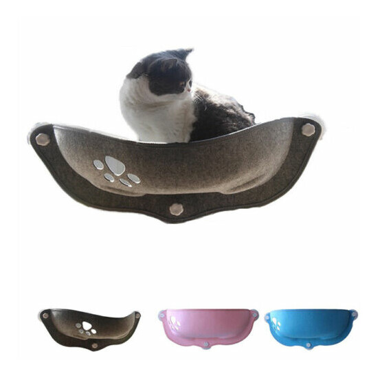 Cat Window Bed Sill Perch Seat Hammock Shelf Suction Cup Mounted Kitty Small  image {4}