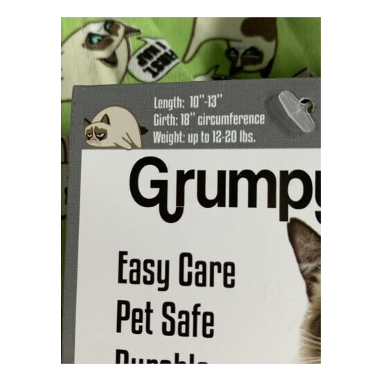 Grumpy Cat Dog Pajamas PJs “Meh” Size Small Weight Up To 12-20 Lbs *New With Tag image {4}