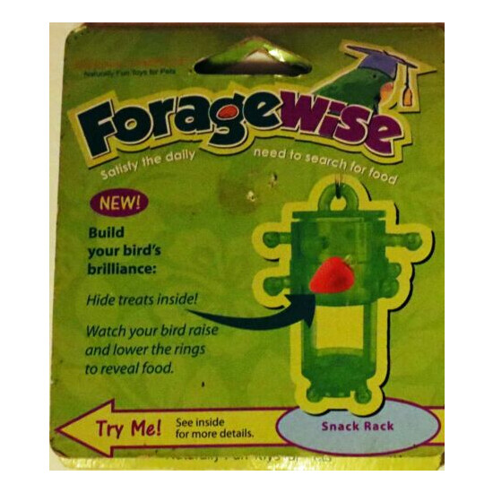Foragewise Snack Rack Toy for Genius Birds Hide Treat Build Brilliance Interact image {4}