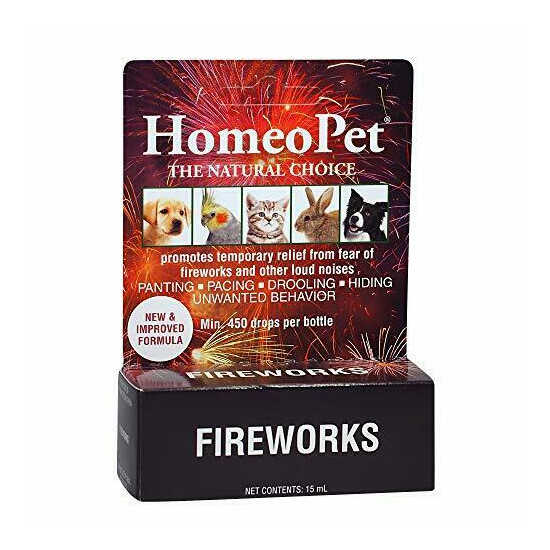 HomeoPet Fireworks - formerly Anxiety TFLN (Thunderstorms, Fireworks, Loud...  image {1}