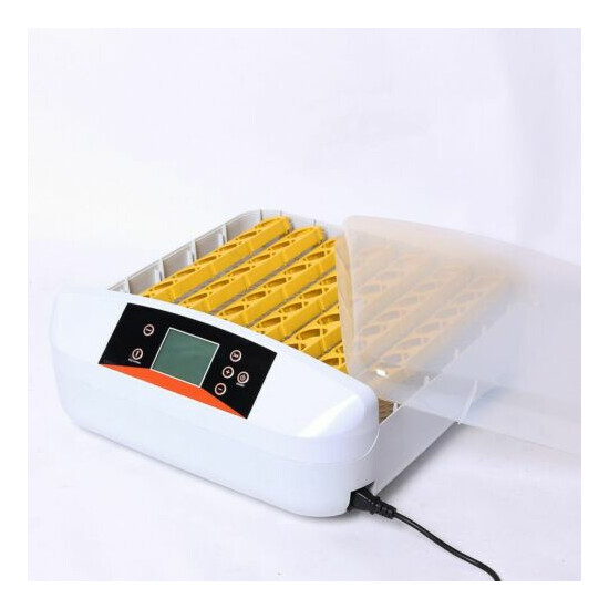 V0 56 Eggs Digital Automatic Incubator LED Turner Poultry Chicken Duck Bird New image {2}