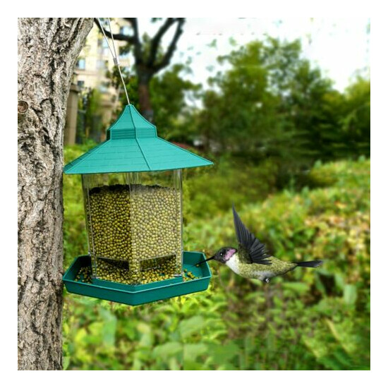 Wild Bird Feeder Hanging Squirrel Proof Seed Food Yard Garden Outdoor Decoration image {1}