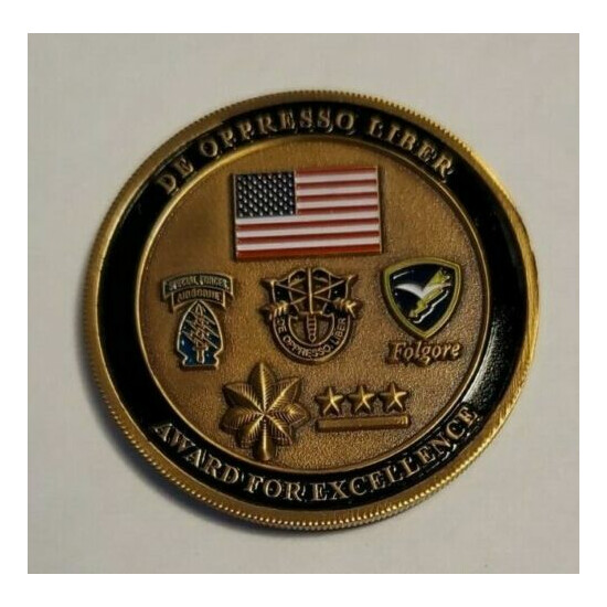 HALO Jumper High Altitude Low Opening Excellence award medallion coin  Thumb {1}