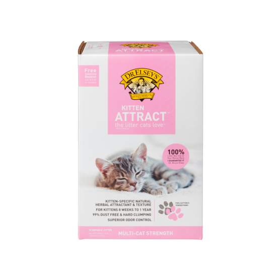 Dr. Elsey'S Precious Cat Kitten Attract Clumping Clay Cat Litter, 20Lb Box image {1}