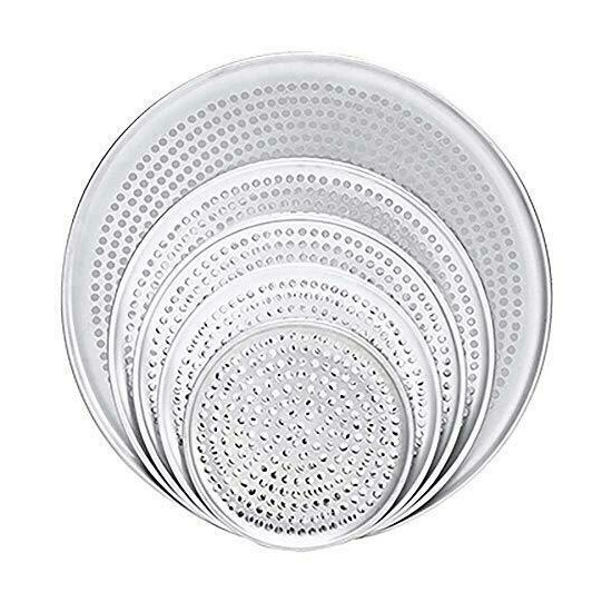 Browne (575351) 11" Perforated Aluminum Pizza Tray image {2}