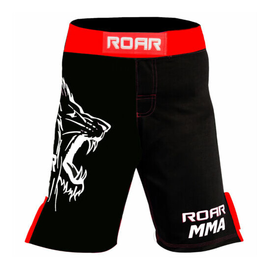 ROAR Mma Shorts Ufc Kick Boxing Muay Thai Grappling Cage Fight Training Shorts Thumb {11}
