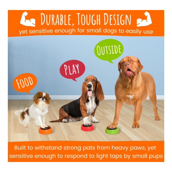 VocalPups Dog Buttons for Communication | Talking STARTER PACK - Male Voice  image {6}