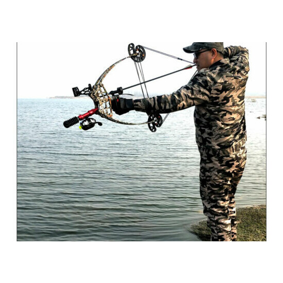 50lbs Compound Bows Set Catapult Steel Ball Hunting Bow Dual-purpose sports Bow Hunting  image {7}