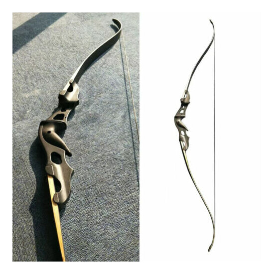 58 inch recurve bow equipped Set Takedown 20-55lbs Hunting Bow Angel Bow carbonpfeile  image {5}