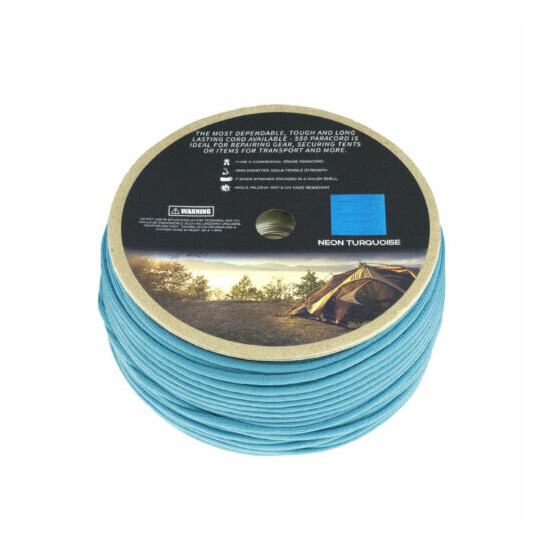 550 Paracord 500 ft SPOOL Parachute Cord Rope 7 Strand Survival Outdoor Camping Thumb {50}