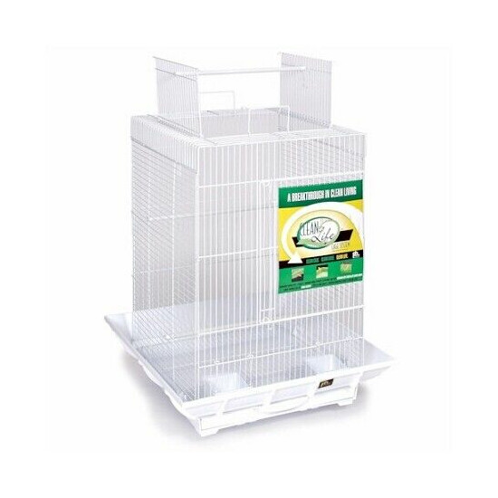 Clean Life Play Top Bird Cage - Black image {1}
