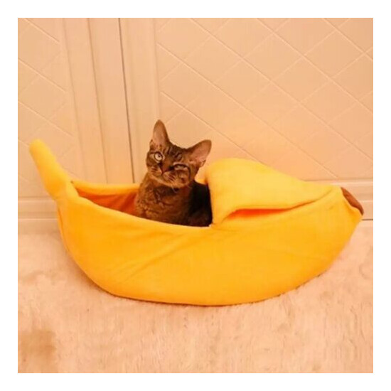 Cama para Mascotas Banana, Comodidad Garantizada para tu Mascota image {3}
