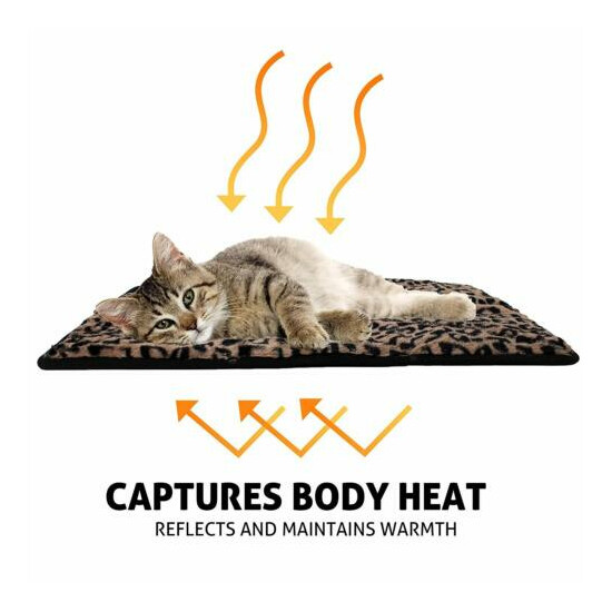 Thermal Cat Pet Dog Warming Bed Mat, Hammock, and Connectable Mat image {4}