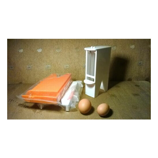 (3) Sparrow Stop Chicken Feeders ( ABS Plastic) image {1}