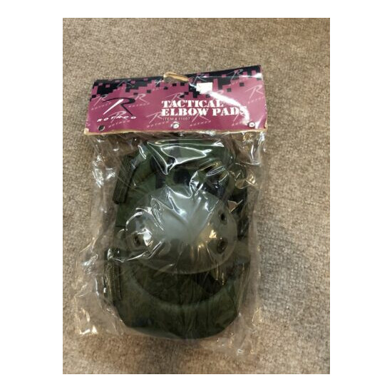 Rothco #11057 Woodland Camo Tactical Elbow Pads New In Package Thumb {1}