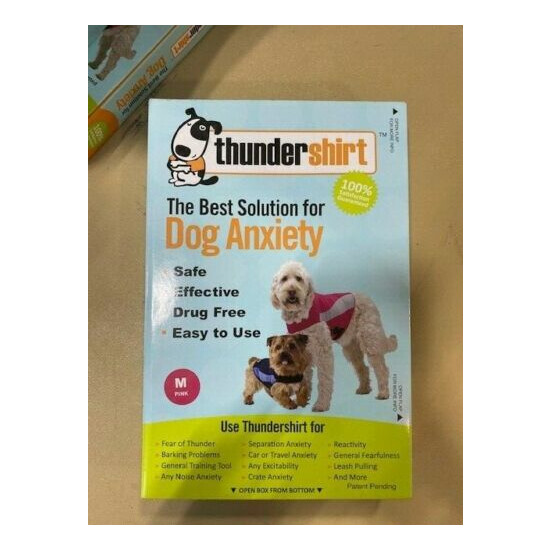 Thundershirt Anxiety Dog Jacket--PINK POLO, MEDIUM NEW IN BOX image {1}