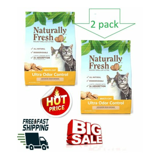 Naturally Fresh Ultra Odor Control Quick-Clumping Natural Multi-Cat Litter 52lbs image {1}