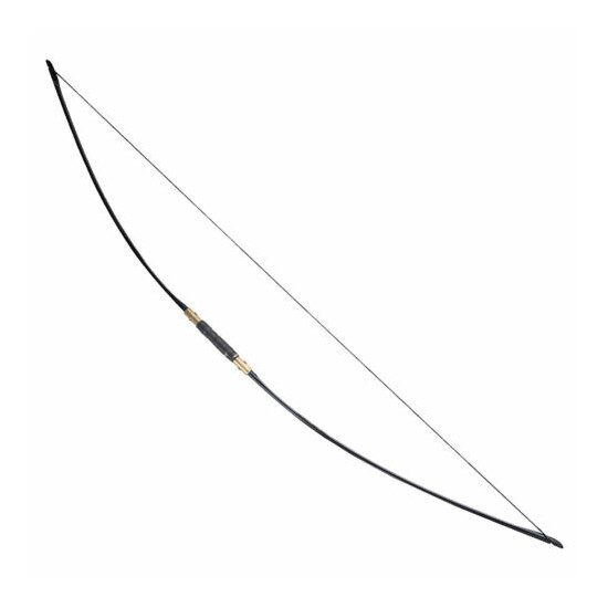 65" English Longbow Takedown 25-70lbs Straight Bow Traditional Archery Hunting Thumb {7}