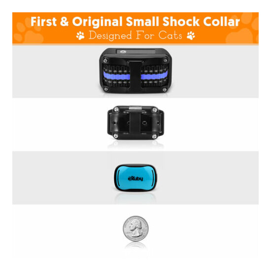 eXuby Tiny Shock Collar for Cats Smallest Collar on the Market image {3}