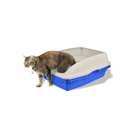 Van Ness 19''x15.13'' Sifting Creen Cats Framed Pans Litter Boxes Blue/Gray 1Pck image {4}