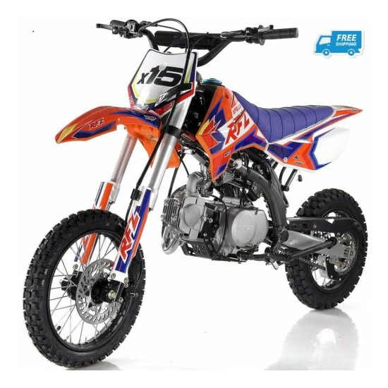 2021 vitacci apollo db-x15 125cc 4-stroke mx off road motorcycle RFZ dirt bike  Thumb {2}