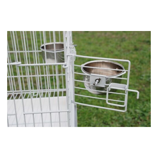 57-Inch Large Open Square PlayTop Perch Parrot Bird Rolling Stand Cage Parakeet  image {4}