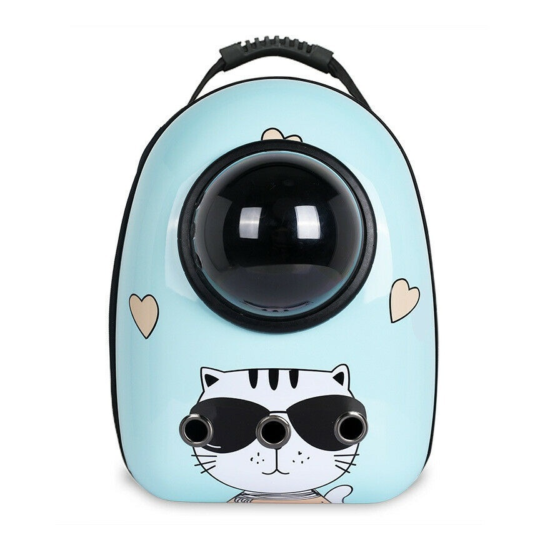 Backpack Pet Travel Carrier Bags Breathable Transparent Puppy Cat Space Capsule image {1}