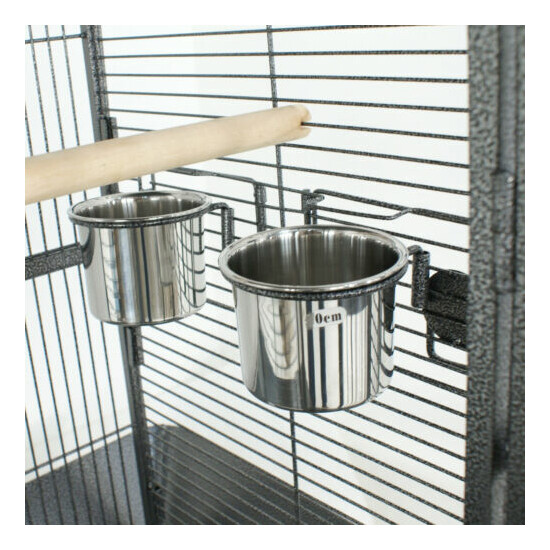 61" Large Bird Cage Top Play Power Coated Steel Best Pet House EZ USE Non Toxic image {6}