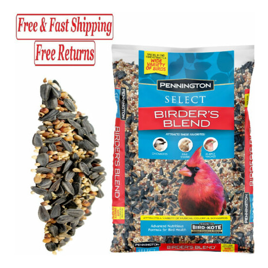 Pennington Select Birder's Blend, Wild Bird Seed and Feed, 10 lb. Bag image {1}