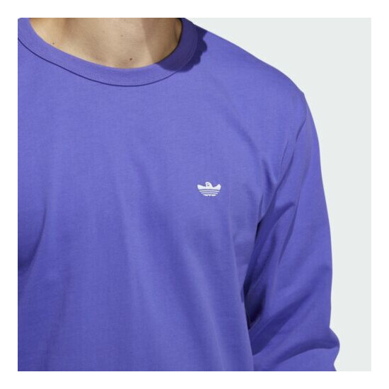 Adidas Men's Shmoo Long Sleeve Tee, Purple image {3}