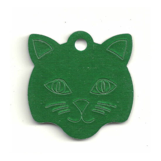 Small Kitten Face Kitty Cat Pet ID Tag FREE SHIPPING USA image {6}